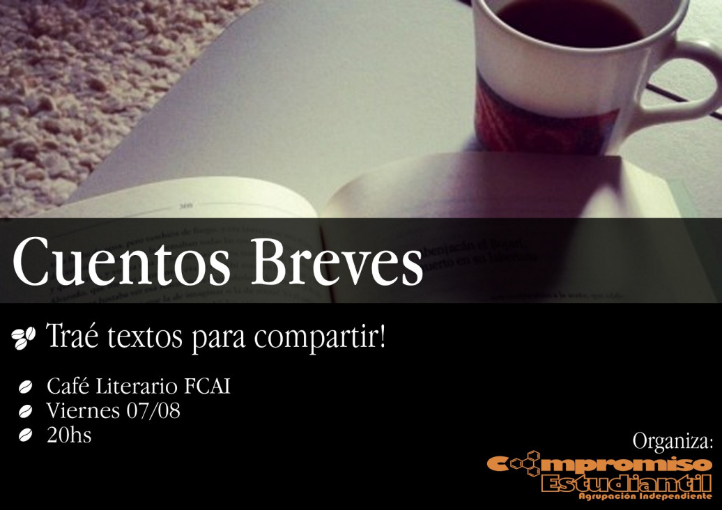 imagen Café Literario FCAI