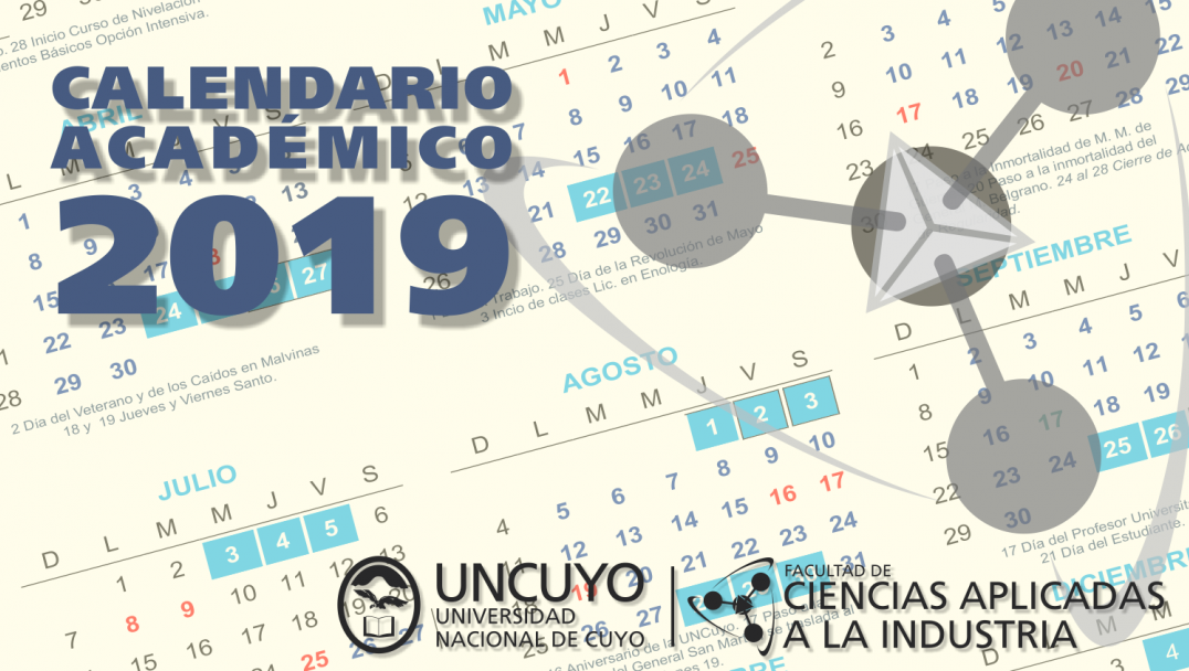 imagen Calendario Académico 2019