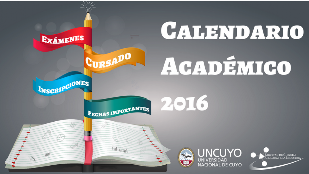 imagen Calendario académico 2016