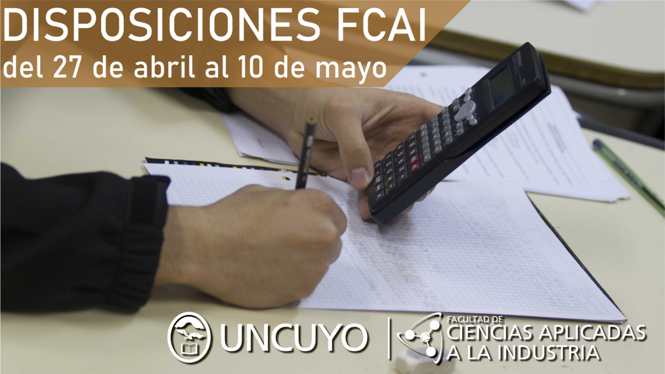 imagen Disposiciones adoptadas por la FCAI del 27-04 al 10-05