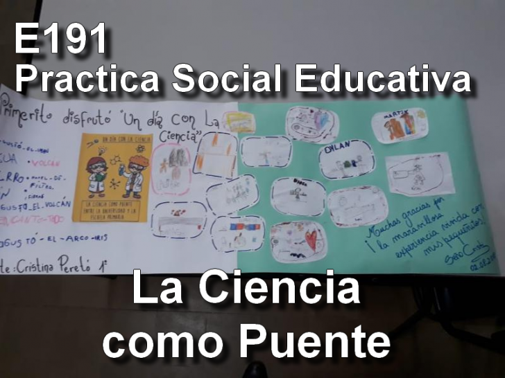 imagen E191 "Practica Social Educativa La Ciencia como Puente"