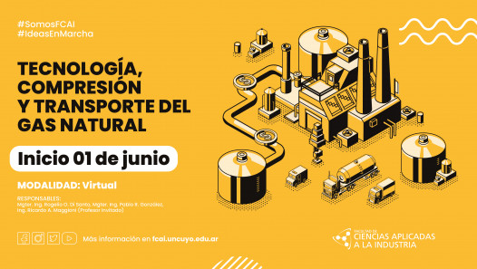 imagen TECNOLOGÍA, COMPRESIÓN Y TRANSPORTE DEL GAS NATURAL