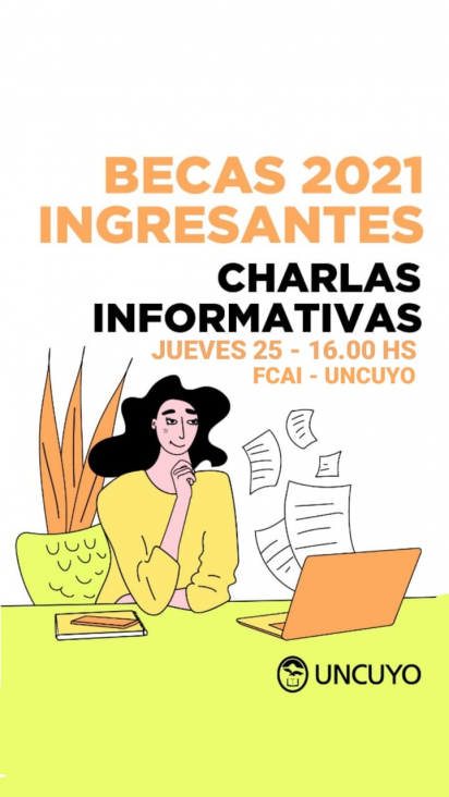 imagen Charla informativa BECAS INGRESANTES 2021