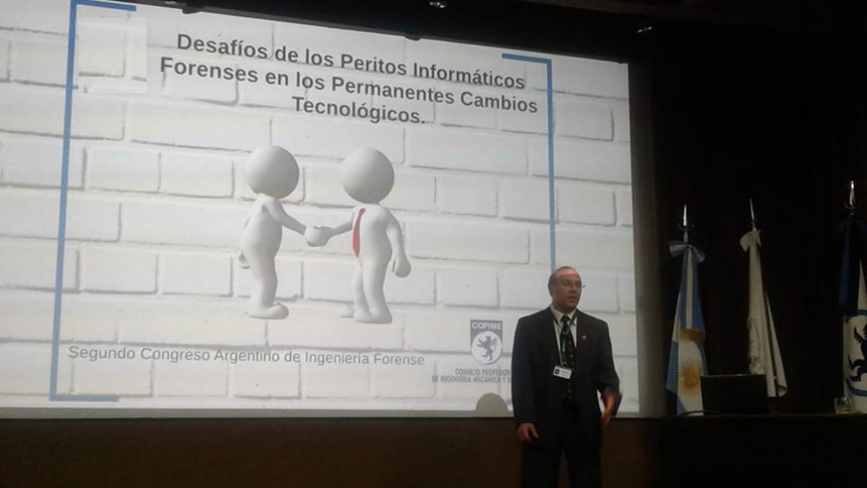 imagen Docente de nuestra institución, participó en el Congreso Argentino de Ingeniería Forense COPIME 2018