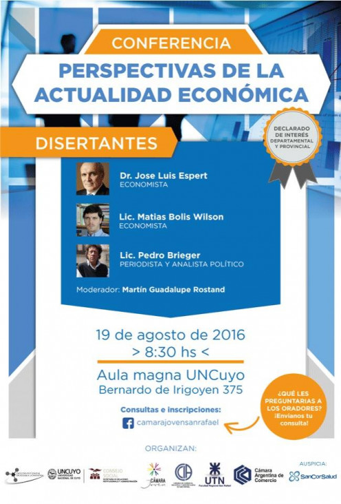 imagen Conferencia sobre Perspectivas de la actualidad económica