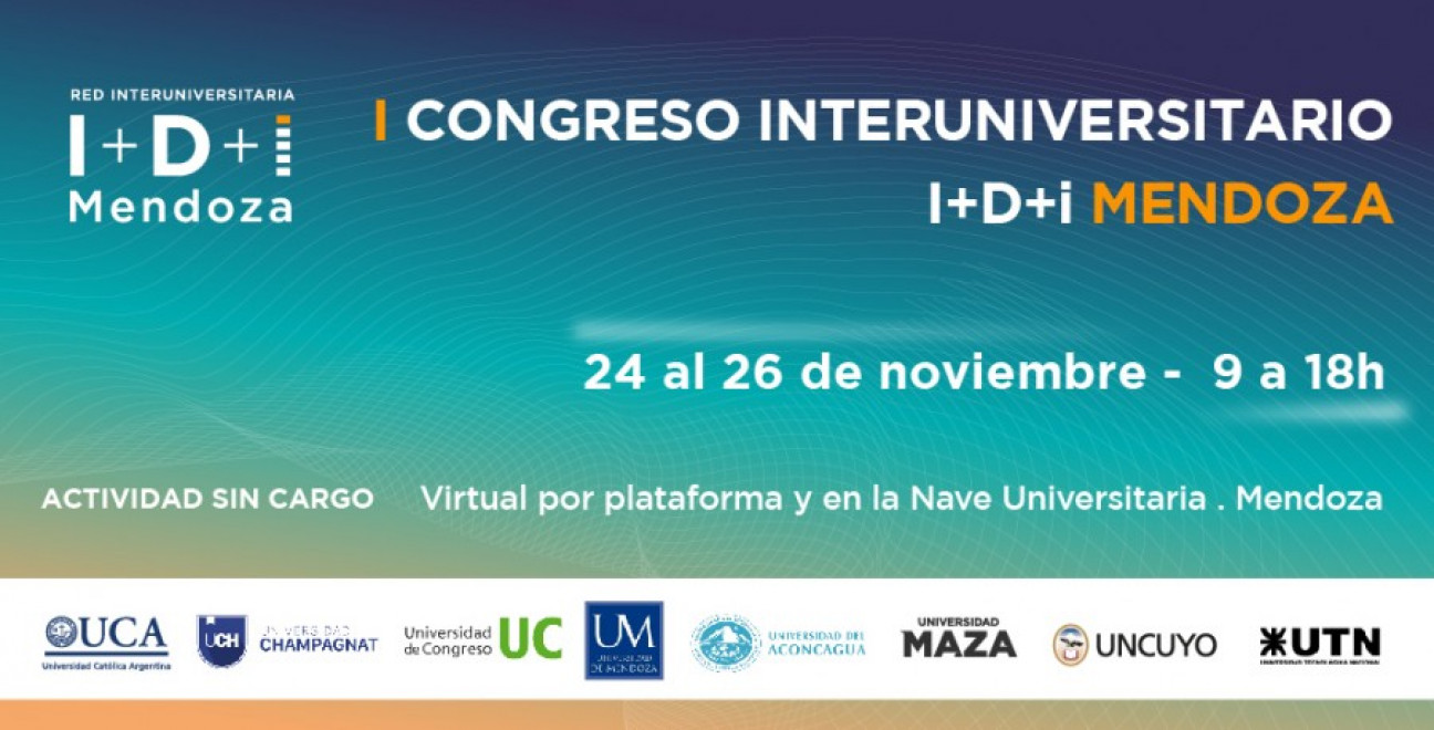 imagen Las XVII Jornadas de Investigación UNCUYO se realizarán dentro del I Congreso Interuniversitario I+D+i Mendoza