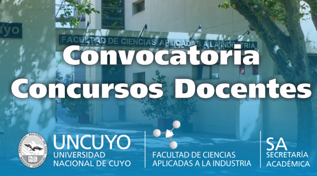 imagen Concursos: Profesor Adjunto carácter interino Química Analítica