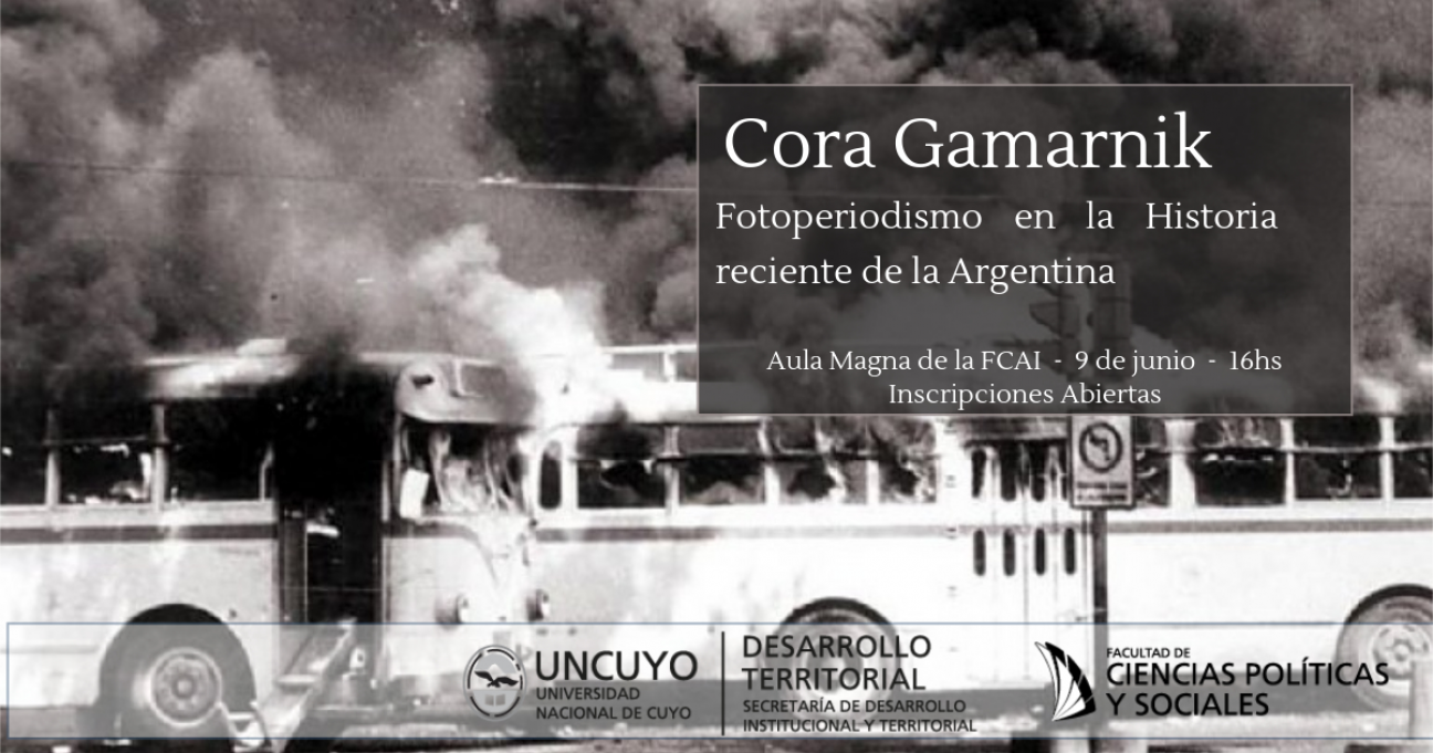 imagen Cora Gamarnik en la FCAI