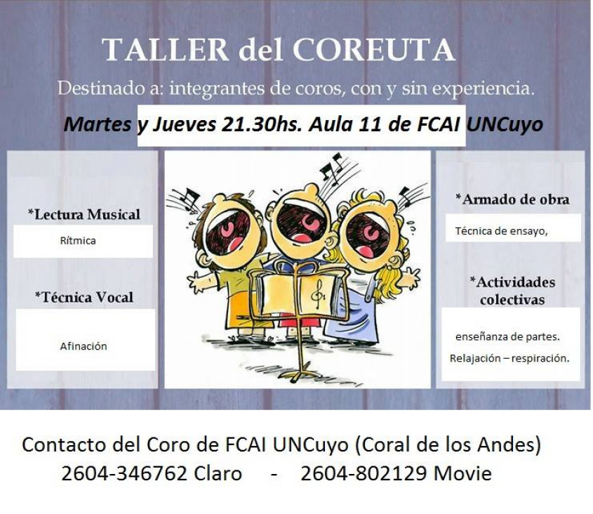 imagen Taller del Coreuta