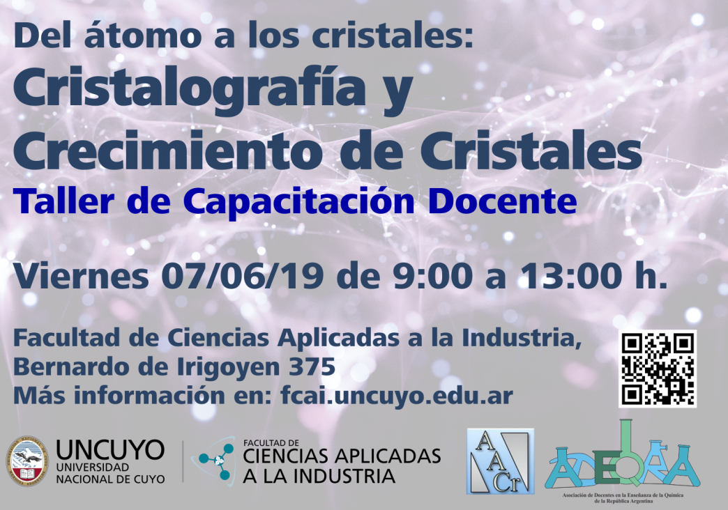 imagen Taller de capacitación docente sobre cristalografía y crecimiento de cristales