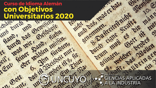 imagen Curso de Idioma Alemán con Objetivos Universitarios 2020