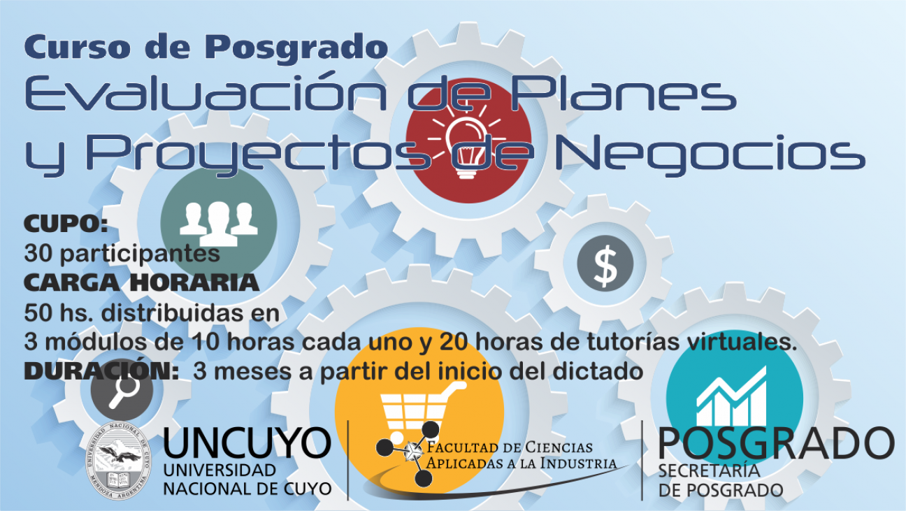 imagen Curso de Posgrado Evaluación de Planes y Proyectos de Negocios