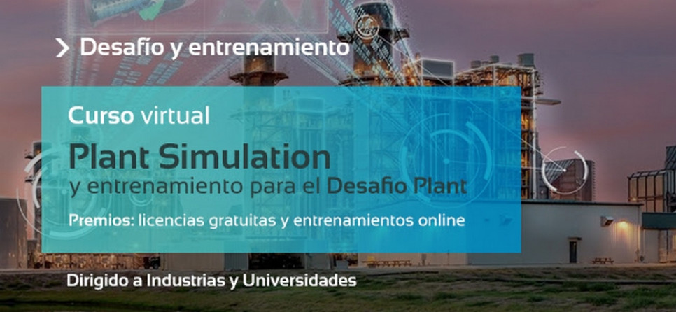 imagen Desafío y Entrenamiento Plant Simulation para la Industria y Universidades - GRATUITO