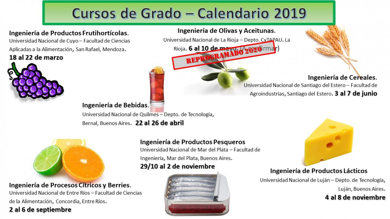 imagen AUSAL - Cronograma de cursos