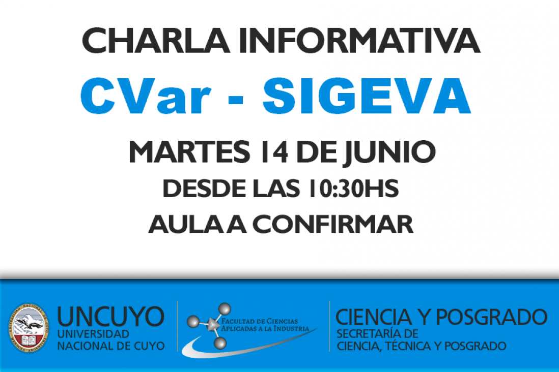 imagen Capacitaciones en CVar y SIGEVA