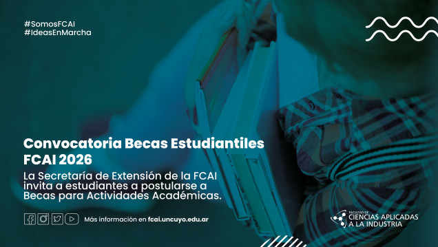 imagen Convocatoria a Becas de Extensión para Estudiantes de la FCAI