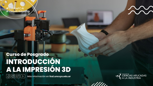 imagen Curso de Posgrado INTRODUCCIÓN A LA IMPRESIÓN 3D