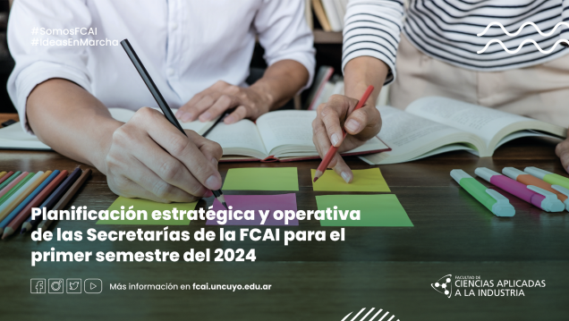 imagen Planificación estratégica y operativa de las Secretarías de la FCAI para el primer semestre del 2024