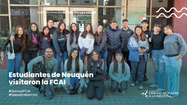 imagen Estudiantes de Neuquén visitaron la FCAI