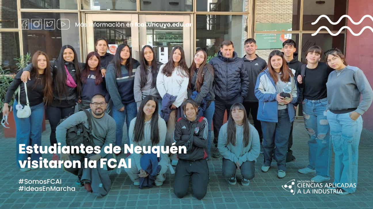 imagen Estudiantes de Neuquén visitaron la FCAI