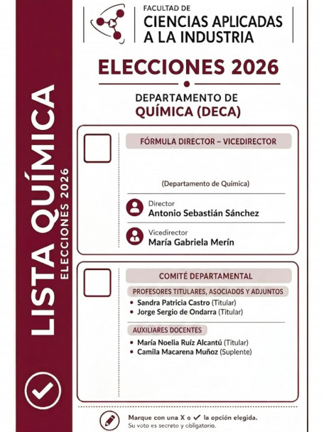 imagen 07 de agosto Elecciones Departamentales