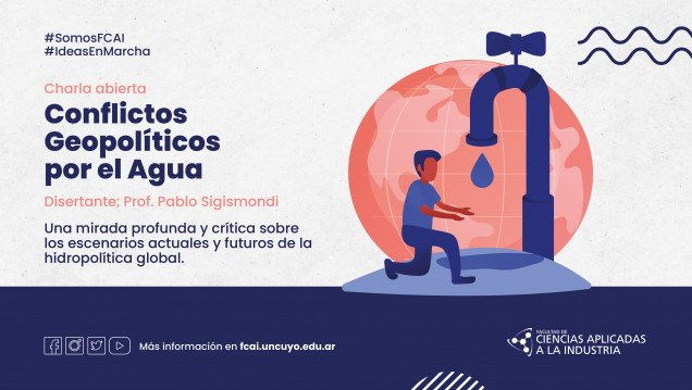 imagen Charla abierta: "Conflictos Geopolíticos por el Agua"