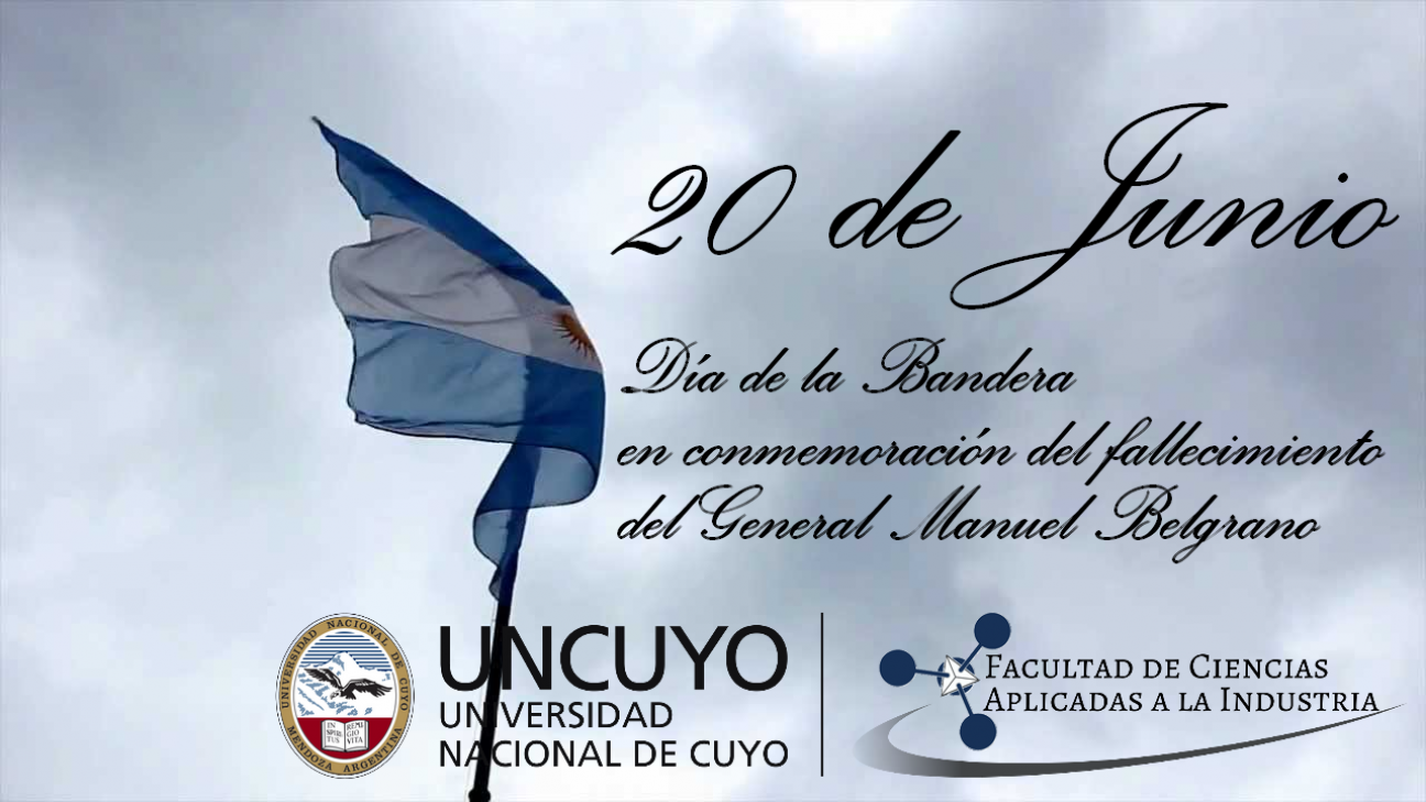 imagen Invitación al izamiento de la Bandera Nacional en la Facultad de Ciencias Aplicadas a la Industria