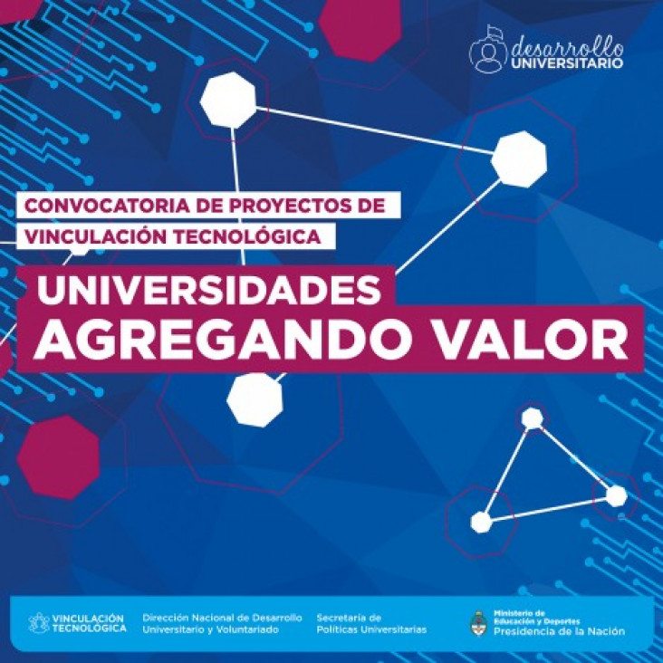 imagen Convocatoria abierta de Proyectos de Vinculación Tecnológica "Universidades Agregando Valor"