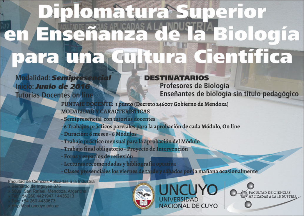 imagen Diplomatura Superior en Enseñanza de la Biología para una Cultura Científica