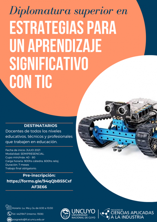 imagen Diplomatura superior en estrategias para un aprendizaje significativo con TIC.