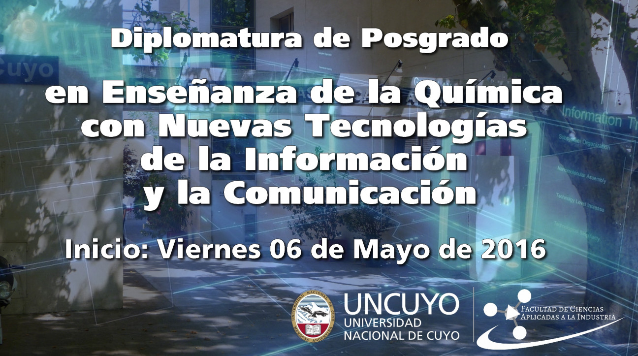 imagen Diplomatura de Posgrado en Enseñanza de la Química con Nuevas Tecnologías de la Información y la Comunicación