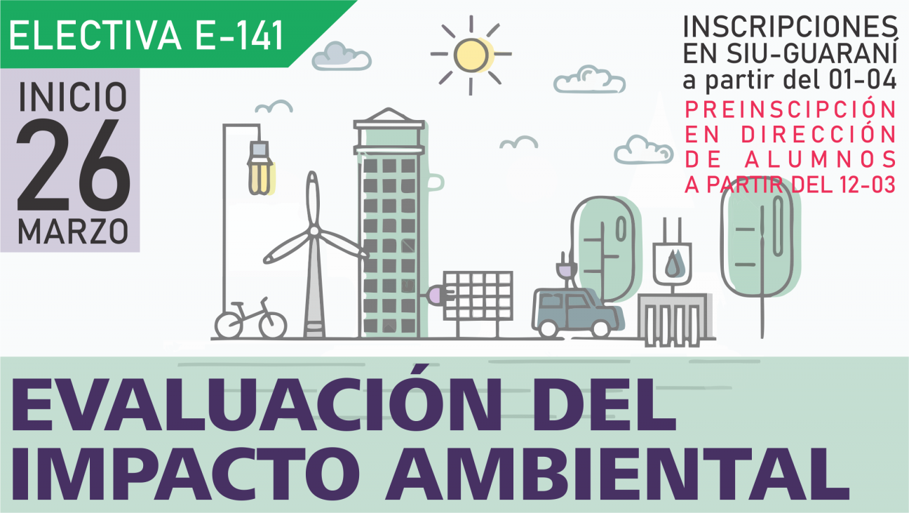 imagen Electiva E-141 "Evaluación del impacto ambiental"