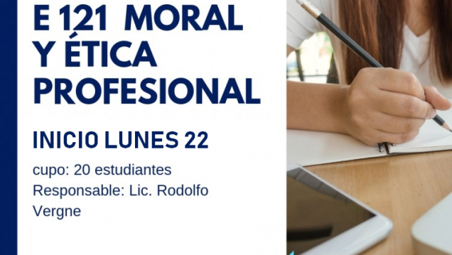 imagen Electiva E121 "Moral y Ética Profesional"