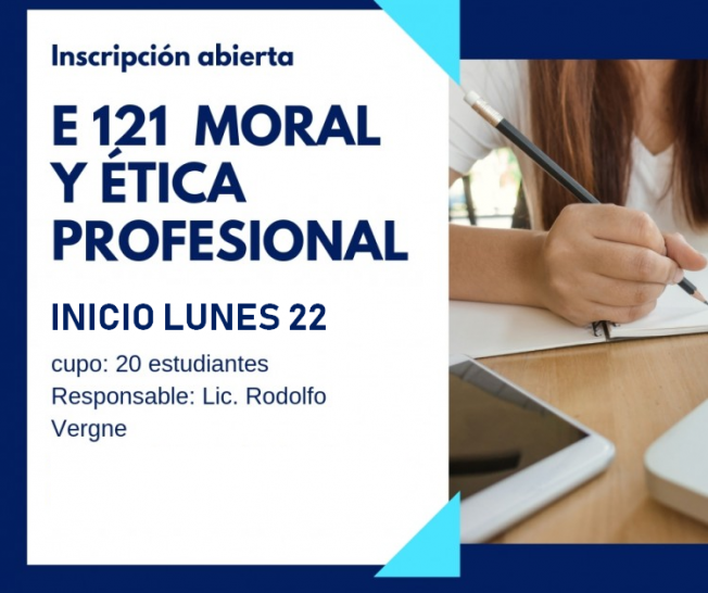 imagen Electiva E121 "Moral y Ética Profesional"