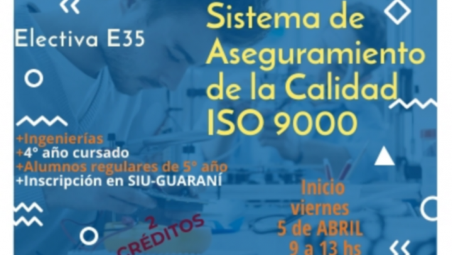 imagen E-35"Sistema de Aseguramiento de la Calidad ISO 9000"