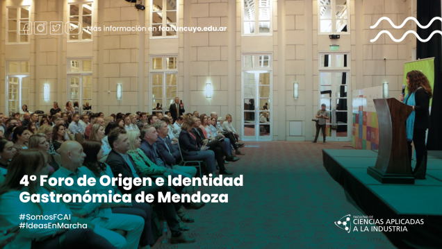 imagen 4° Foro de Origen e Identidad Gastronómica de Mendoza