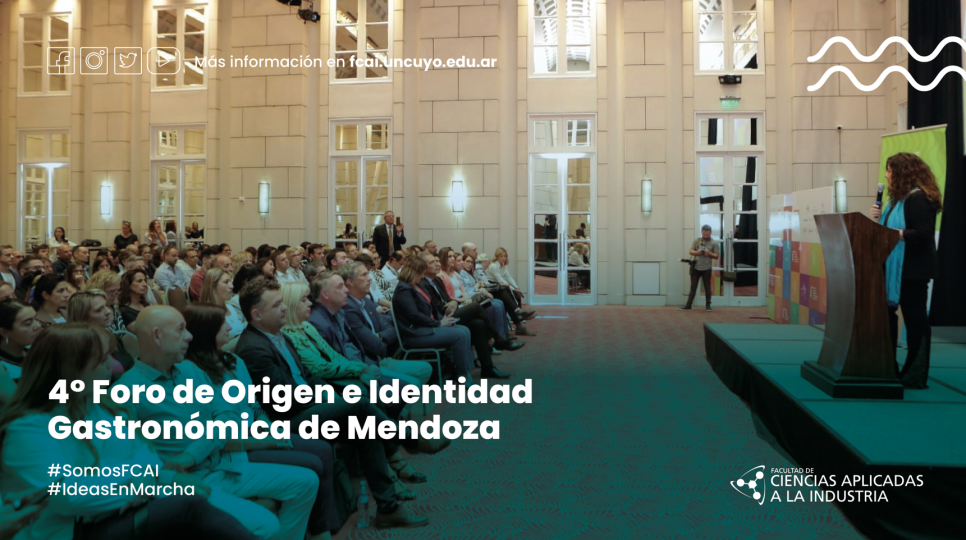 imagen 4° Foro de Origen e Identidad Gastronómica de Mendoza