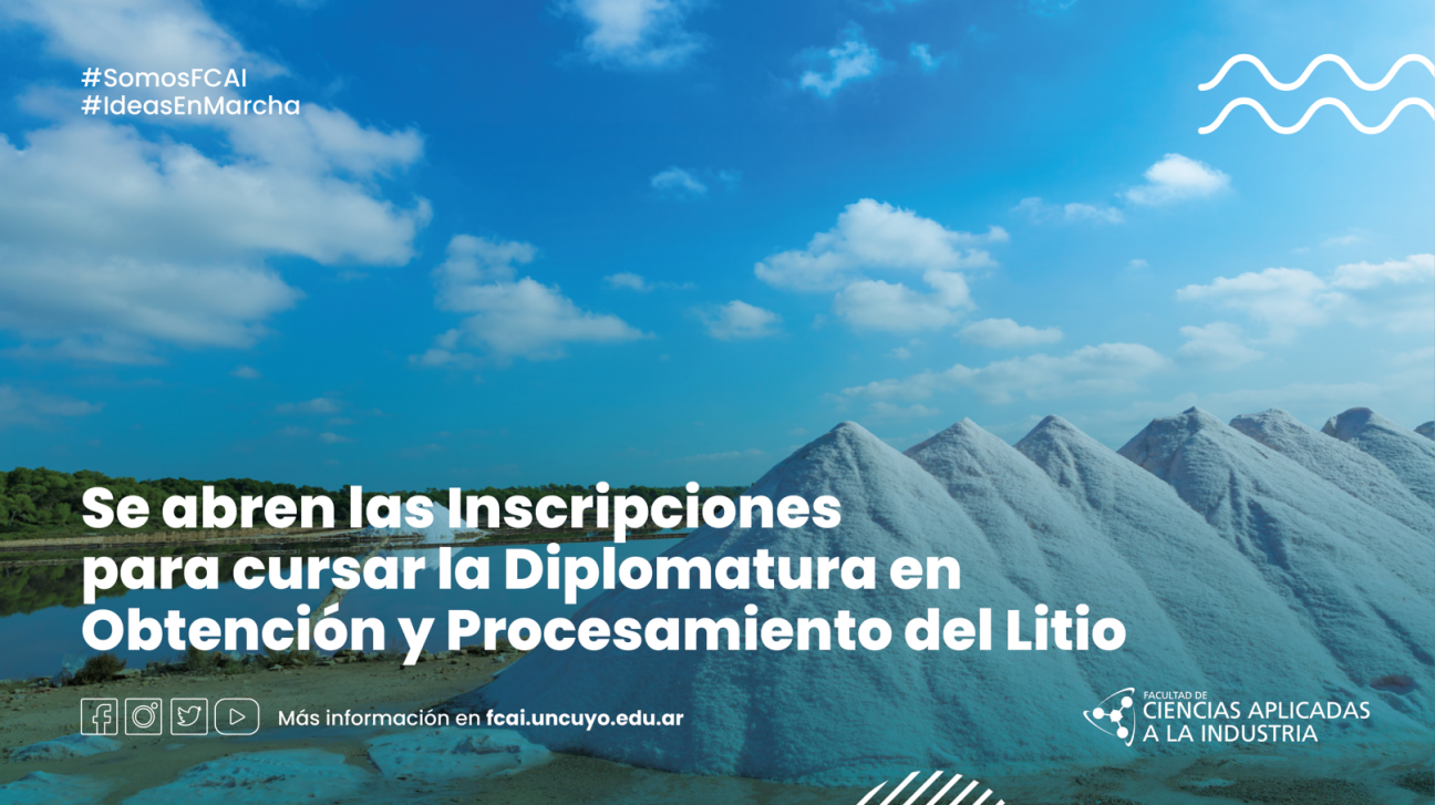 imagen Se abren las inscripciones para cursar la Diplomatura en Obtención y Procesamiento del Litio