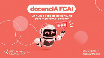 imagen DocencIA FCAI: el nuevo espacio de consulta para docentes de la FCAI.