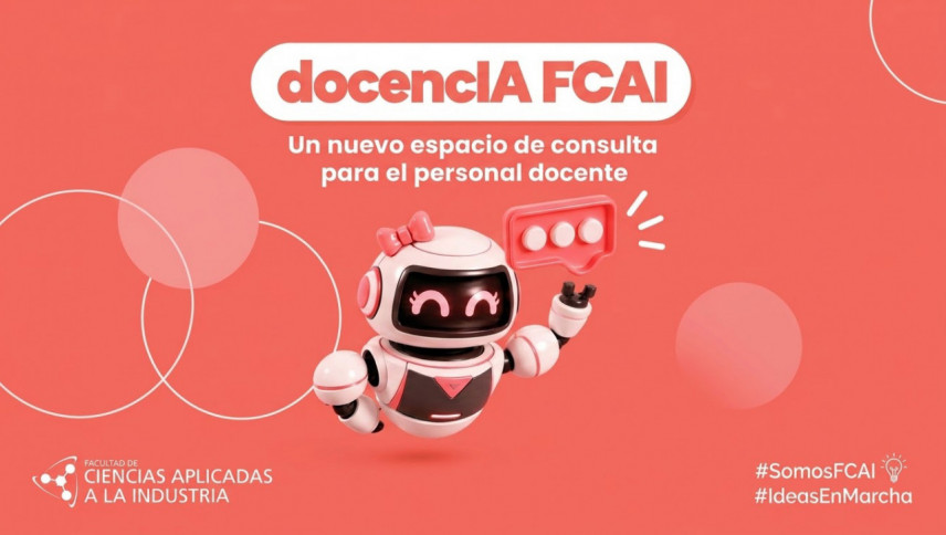 imagen DocencIA FCAI: el nuevo espacio de consulta para docentes de la FCAI.