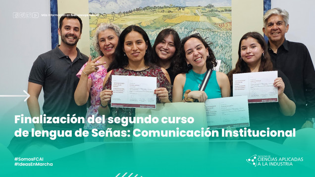 imagen ¡FINALIZACIÓN DEL SEGUNDO CURSO DE LENGUA DE SEÑAS: COMUNICACIÓN INSTITUCIONAL!