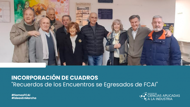 imagen INCORPORACIÓN DE CUADROS  "Recuerdos de los Encuentros se Egresados de FCAI"