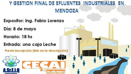 imagen Conferencia: "Alternativas para tratamiento y gestión final de efluentes industriales en Mendoza"