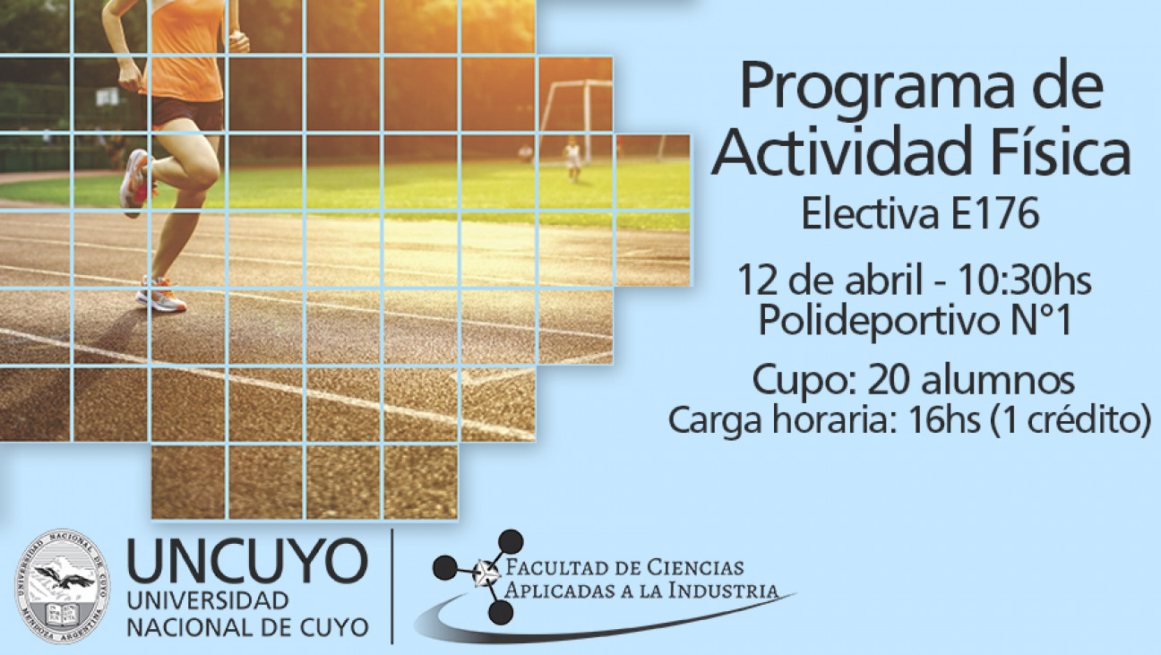 imagen Electiva N° E-176 Programa de actividad física para estudiantes universitarios