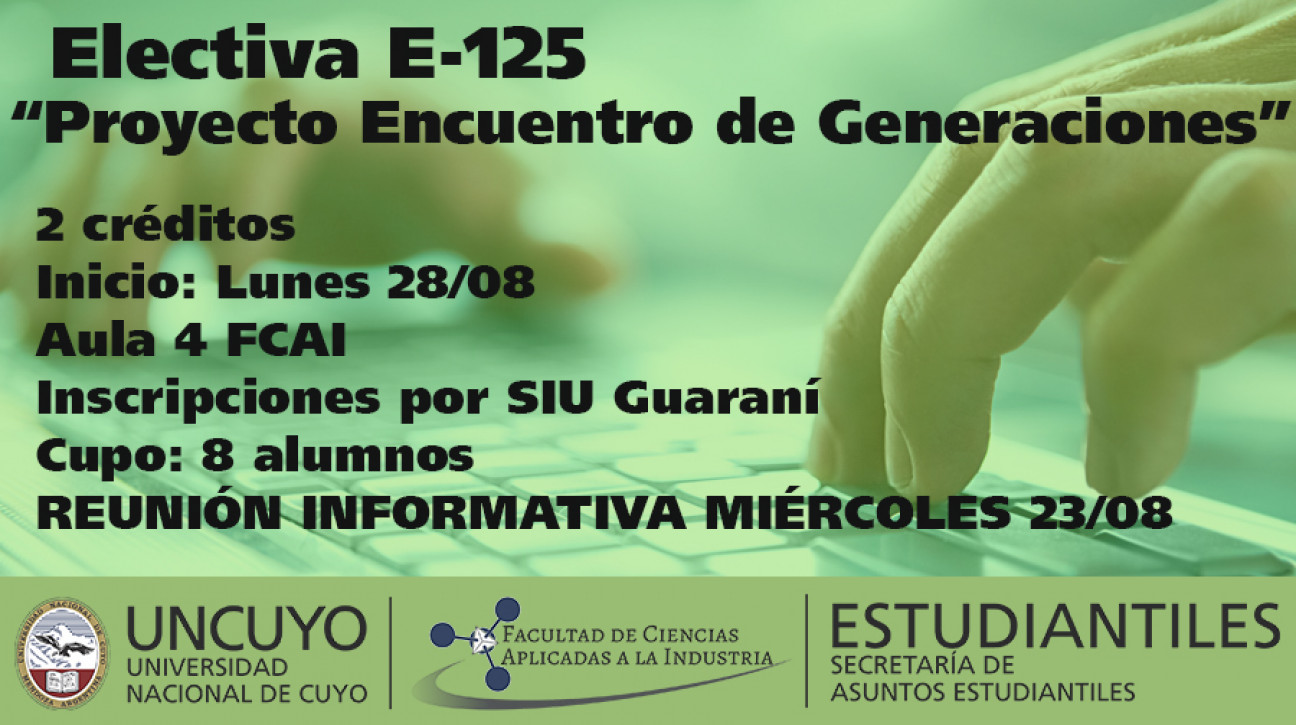 imagen Electiva E-125 "Proyecto Encuentro de Generaciones"