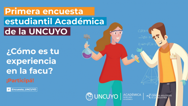 imagen Primer encuesta estudiantil Académica de la UNCUYO 