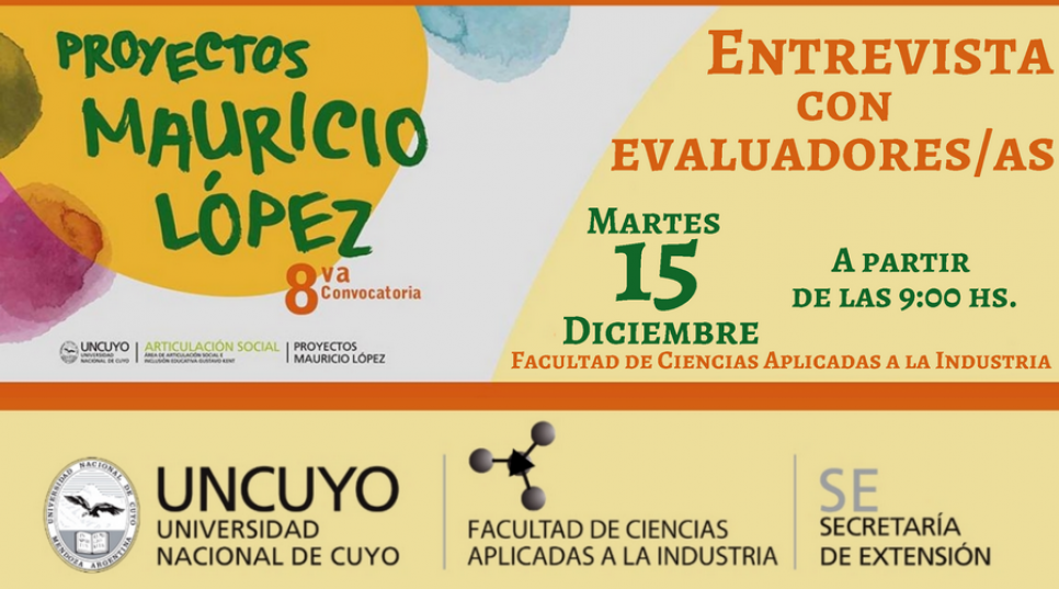 imagen Entrevistas con los evaluadores de los Proyectos Mauricio López en la FCAI