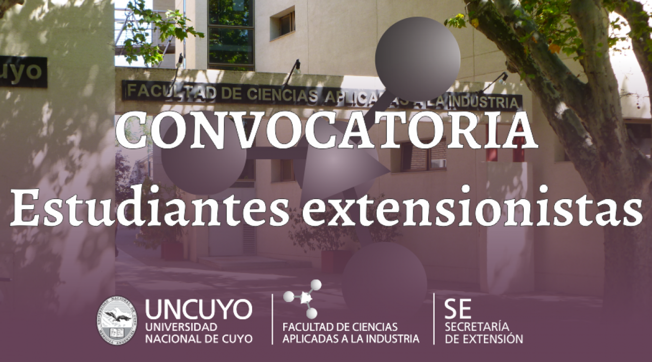 imagen Convocatoria para estudiantes a inscribirse como extensionistas