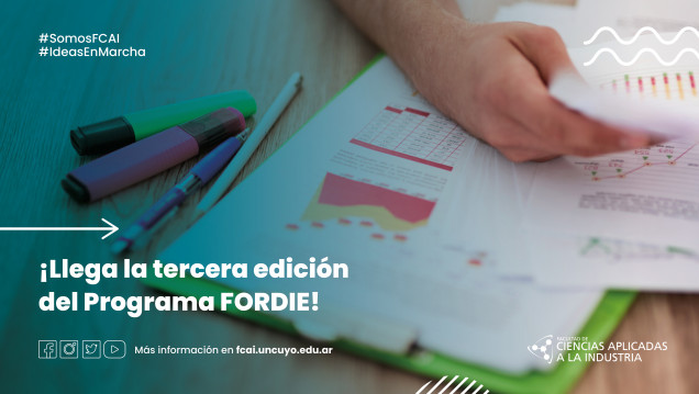 imagen ¡Llega la tercera edición del Programa FORDIE!