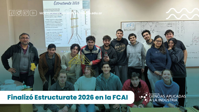 imagen Finalizó Estructurate 2026 en la FCAI